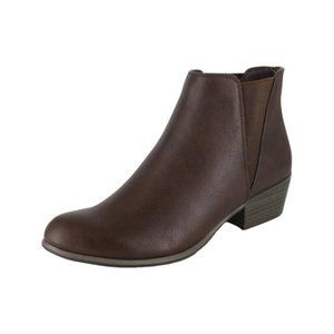 New Esprit Faux Leather Almond Toe Booties 7.5M​